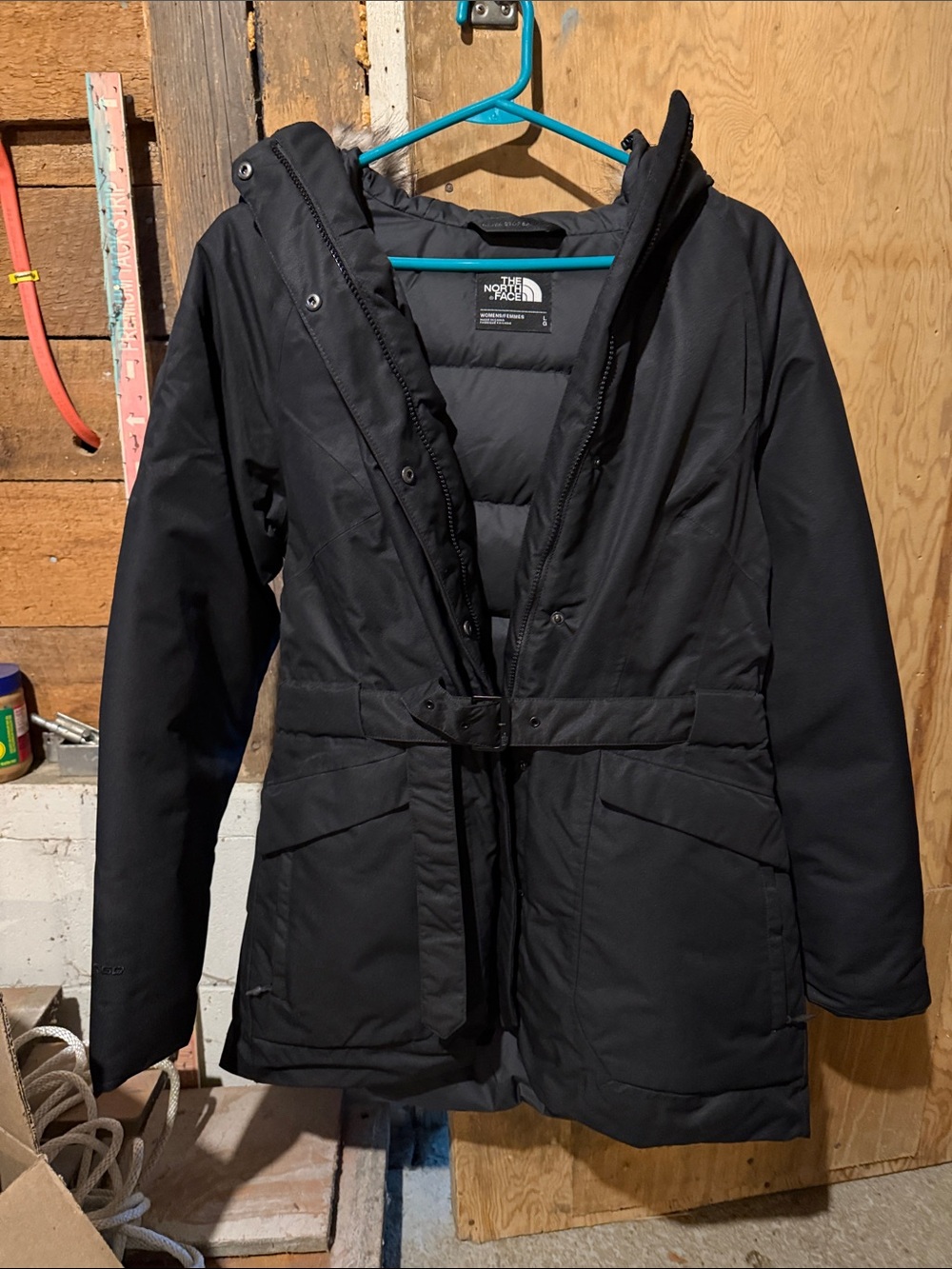 The North Face Women's Black Insulated Hooded Parka